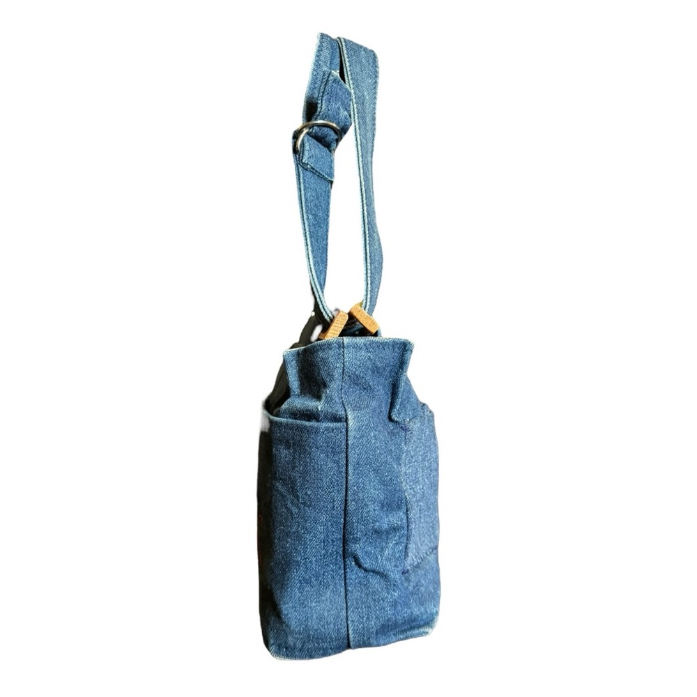 Bag Lady Embroidered Denim Cardinal Spring Bag - Picture 6 of 15
